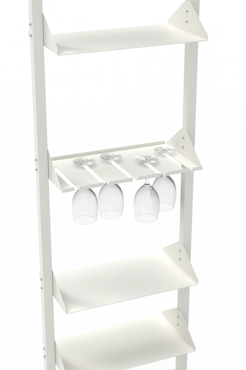Glass rack for Vela partition bookcase