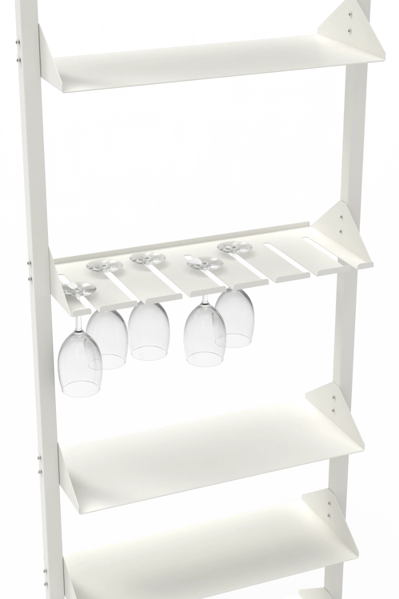 Glass rack for Vela partition bookcase