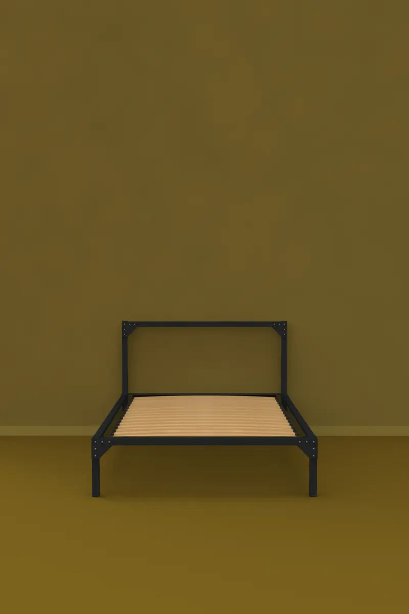 Full size bed GOLFO with headboard L120