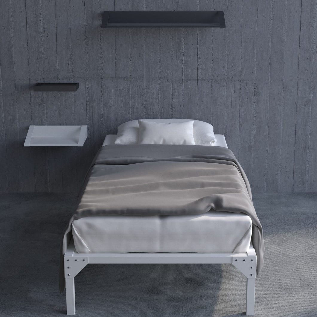 Single bed GOLFO without headboard L80